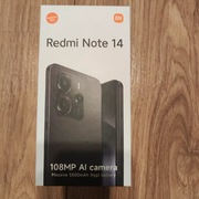 Redmi Note 14 nowy czarny Black