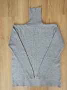 Sweter golf damski siwy szary Nowy z metką 