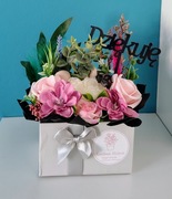 Szary Flower Box|Idealny na prezent.