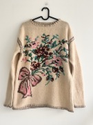 Laura Ashley retro vintage S wełna 