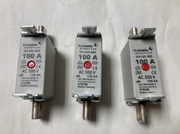 Wkładki, bezpiecznik 100A