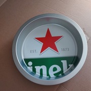 Heineken Nowa Taca Kelnerska Barmańska metalowa 