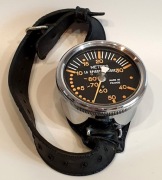 Głębokościomierz nurkowy 80m francuski stary wojskowy marynarka wojenna