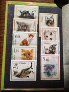 Filatelistyka. -1964  - Koty