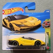 Hot Wheels Lamborghini Centenario Roadster Żółty