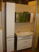 Zestaw mebli firmy Durlik Vario. Kolor biały - wenge.