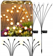 2 X Lampa solarna ogrodowa kuleczki