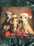 Poszewki świąteczne dekoracyjne Chart pies