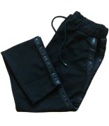 MEGI spodnie z ozdobnym lampasem