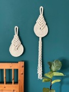 Zestaw ozdób na ścianę Splot Makrama