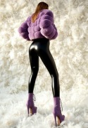 Skórzane.  Lateksowe.  Legginsy.  Roz. S/M.  Wysoki stan.  Luksusowe 