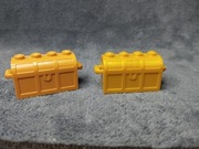 Dwie Skrzynie LEGO pearl gold 4738ac01