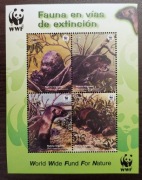 !!! PERU DZIKIE ZWIERZĘTA NUTRIA WWF - PIĘKNE SERIA BLOK CZYSTE**!!! 