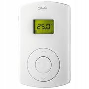 Danfoss CF-RF termostat w z wyświetlaczem i czujnikiem temperatury.