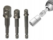 ADAPTERY Redukcje Wkrętarki Wiertarki Kwadrat 1/4 3/8 1/2 Nasadki BIT