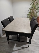 Stół z krzesłami + stolik kawowy