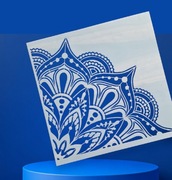 Szablon Mandala -wzór 60x60cm szablon 30x30cm, malarski tynk , DIY, C20