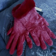 Rękawiczki z futerkiem