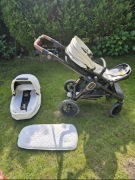 Biały wózek dziecięcy Emmaljunga nxt90