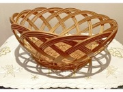 Nowy Koszyk Wiklinowy 23 cm średnica