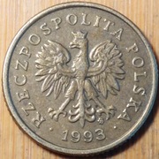 5 groszy 1993 MW (rzadka) 5 gr 1993 MW (XXVIII)