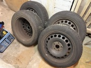 stalowe 16cali VW passat z oponami hankook