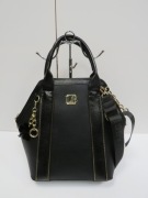 LAURA BIAGGI Czarna torebka do ręki D-392