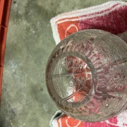 Kryształowy wazon kula