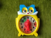 Zegar "Sowa" zabawka edukacyjna do nauki czasu