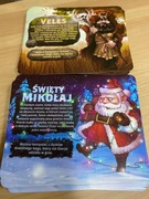 NOWE 4 karty PROMO do gry Palec boży (wyd. FoxGames pl) 