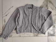 Bolerko sweterkowe 134 szare