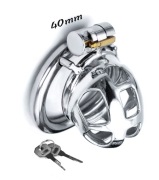 Stalowy pas cnoty, Cobra Chastity klatka na penisa cobra XS Oring 40mm
