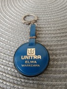 Brelok skórzany breloczek UNITRA ELWA WARSZAWA jak NOWY