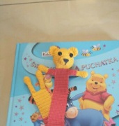 Kubuś Puchatek zakładka na szydełku hand made 