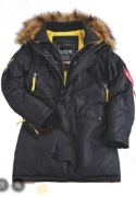 Alpha Industries alaska kurtka parka S/M z kapturem