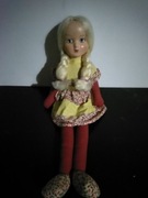 Stara zabawka Prl kolekcja celuloid lalka piękna jak nowa