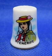 Naparstek Kolekcjonerski Porcelanowy - Teneryfa 