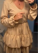 Sukienka beżowa Wassyl M/L