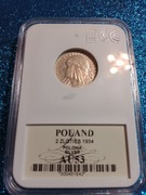 2 ZŁ GŁOWA KOBIETY 1934 SREBRO GCN