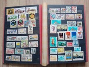 Duży klaser ze znaczkami - duża kolekcja, różne kraje