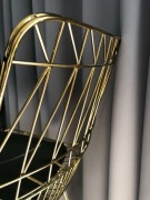 Krzesła PRESTON złote