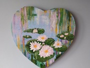 Obraz ręcznie malowany farbami akrylowymi 29x29cm