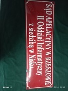Szyld Emalia urzędowa 