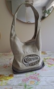 Torba Shopper Vintage Corona Beer Beżowa 48x25 cm