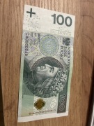 Banknot 100 zł numer 0000040 kolekcjonerski  