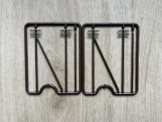 Słupy telegraficzne skala 1:87 h0 4sztuki makieta diorama kolejka piko roco