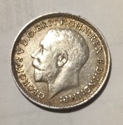 1913 3 Pensy  Anglia Jerzy V AUNC