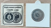 Polska,  KOPIA II RP  Wydawnictwo Nefryt ,1 złoty 1928 