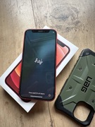iPhone 12 MINI 64GB (produkt red) +etui i szkło (bateria 98%)