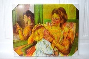 Mary Cassatt - Czesanie dziecka 1901, reprodukcja.